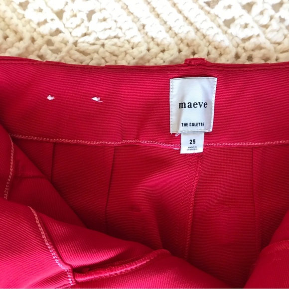 Anthropologie Maeve The Colette Cropped Wide Leg Pants Knit Edition Sz 25 NWOT - Picture 8 of 15